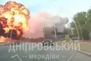 Момент удару РФ по автівках у Павлограді потрапив на відео