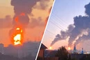 Момент удару по Московському НПЗ потрапив на відео