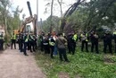 Скандал довкола теплотраси на Теремках. Під час протесту травмувалася жінка