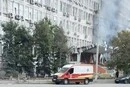 Удар по бізнес-центру у Солом’янському районі Києва: з'явилися деталі з місця влучання (відео)