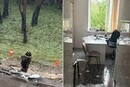 Біля пологового в Києві впали уламки ракети: перші фото наслідків