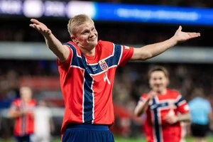 Ерлінг Голанд допоміг Норвегії здобути перемогу у важкому матчі проти Данії
