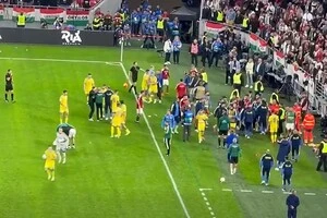 Активну участь у конфлікті взяли капітани обох збірних Домінік Собослаї та Микола Матвієнко