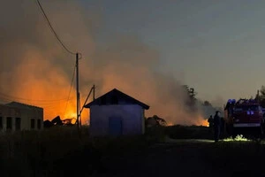 Пожежа після вибуху