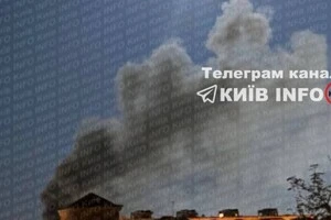 Задимлення у Києві після атаки 