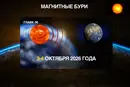 Прогноз магнитных бурь на 3–4 октября: какова будет солнечная активность