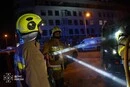 Уламки дрона впали на навчальний заклад у Києві