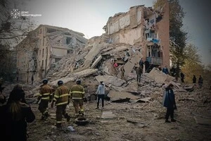 Наслідки російського удару по Прилуках 7 жовтня