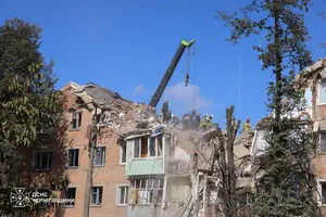 Наслідки російського удару по Прилуках 7 жовтня