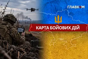 Карта бойових дій в Україні станом на 9 жовтня 2026 року