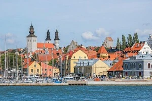 Шведський острів Готланд у Балтійському морі