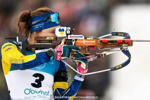 Лінн Гестблом тричі поспіль піднімалася на п'єдестал Олімпіади у складі жіночої шведської естафети