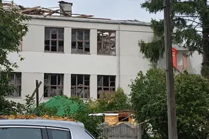 Російський дрон влучив  у будівлю навчального корпусу