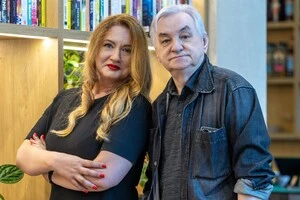 Голосом проєкту стала джазова співачка Тетяна Гончарова (на фото разом з Миколою Бровченком)