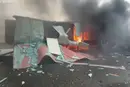 Окупанти вдарили по складу «Нової пошти» на Дніпропетровщині: спалахнула пожежа