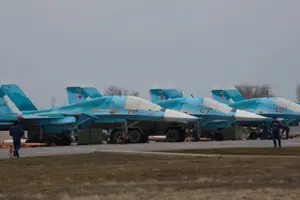 Су-34 – радянський/російський всепогодний, двомісний винищувач-бомбардувальник