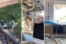 Вибиті вікна і діра в стіні: наслідки удару по лікарні у Солом'янському районі (відео)