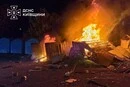 Росія атакувала Київщину безпілотниками: згоріли гаражі та автомобіль