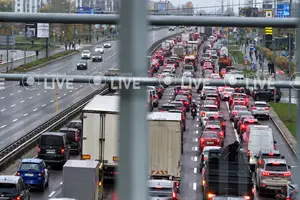 Київ охопили затори після атаки