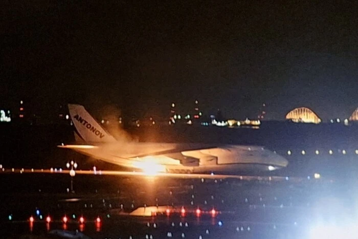 В аеропорту Японії сталося займання українського літака Ан-124 «Руслан»