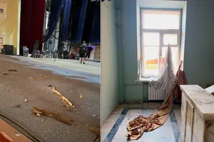 Міжнародний центр культури і мистецтв, відомий як Жовтневий палац, зазнав значних пошкоджень під час російської атаки на Київ