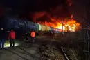 У Росії зійшов із рейок потяг із цистернами пального: спалахнула пожежа
