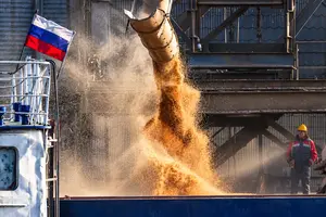 Російська влада тимчасово дозволила зерновозам виходити з азовських портів через Керченську протоку