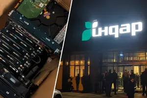 На територію підприємства прибули представники Фонду держмайна та правоохоронці після повідомлень про можливе вивезення документів