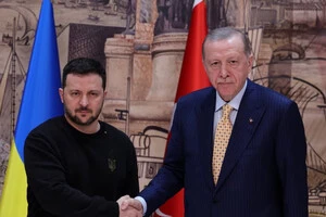 Володимир Зеленський і Реджеп Тайїп Ердоган під час попередньої зустрічі у Стамбулі