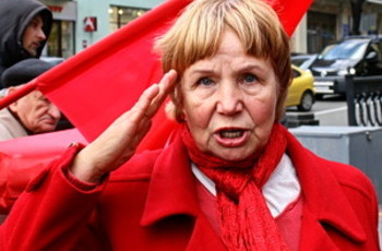 Коммунистический карнавал на Крещатике (РЕПОРТАЖ)