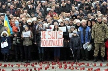 Волна российского террора вывела на улицы тысячи украинцев. Марш возглавил 85-летний Патриарх