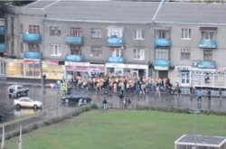 В Харькове произошла жестокая драка футбольных фанатов