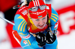 Биатлон. Джима выиграла серебро в гонке преследования