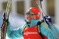 Биатлон. Пидгрушная - третья в Оберхове