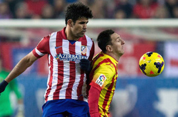 «Атлетико» и «Барселона» сыграли вничью