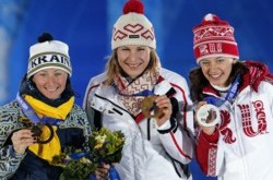 Сочи-2014. Вита Семеренко получила медаль из рук Бубки