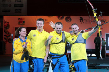 Сборная Украины выиграла чемпионат мира по стрельбе из лука в командном зачете