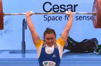 Надежда Миронюк - бронзовый призер ЧЕ по тяжелой атлетике