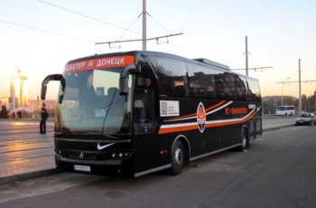 В Донецке сепаратисты напали на автобус «Шахтера»