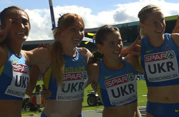 Женская сборная команда Украины победила на командном чемпионате Европы в беге 4х400м