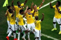 ЧМ-2014. Колумбия впервые выходит в четвертьфинал