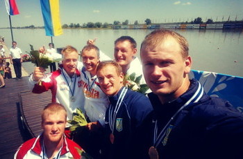 Украинские гребцы - бронзовые призеры ЧМ