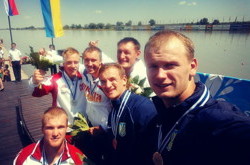 Украинские гребцы - бронзовые призеры ЧМ