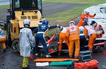 Ужасная авария Жюля Бьянки на Гран-при Японии