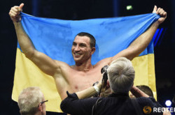 Владимир Кличко: «Победу посвящаю Украине и ее героям»