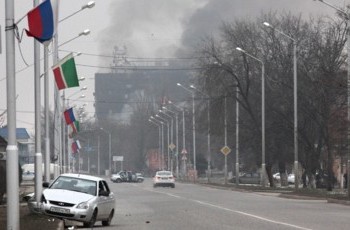 Из-за взрывов в Грозном в городе заблокирована футбольная команда