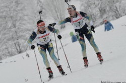 Несмотря на круги штрафа, Украина выиграла бронзу в эстафете