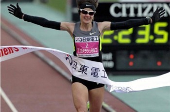 Гамера-Шмырко  победила в третий раз подряд на международном марафоне в Осаке