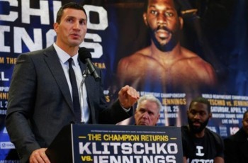 Перед боем с Дженнингсом Кличко основательно «прошелся» по России