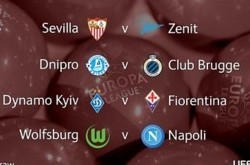 «Динамо» и «Днепр»  узнали cоперников в 1/4 финала Лиги Европы